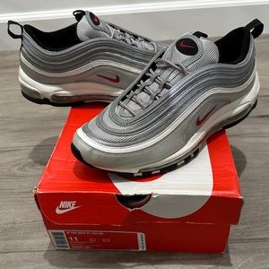 2016 NIKE AIR MAX 97 SILVER BULLET MENS 9.5 / WMNS 11